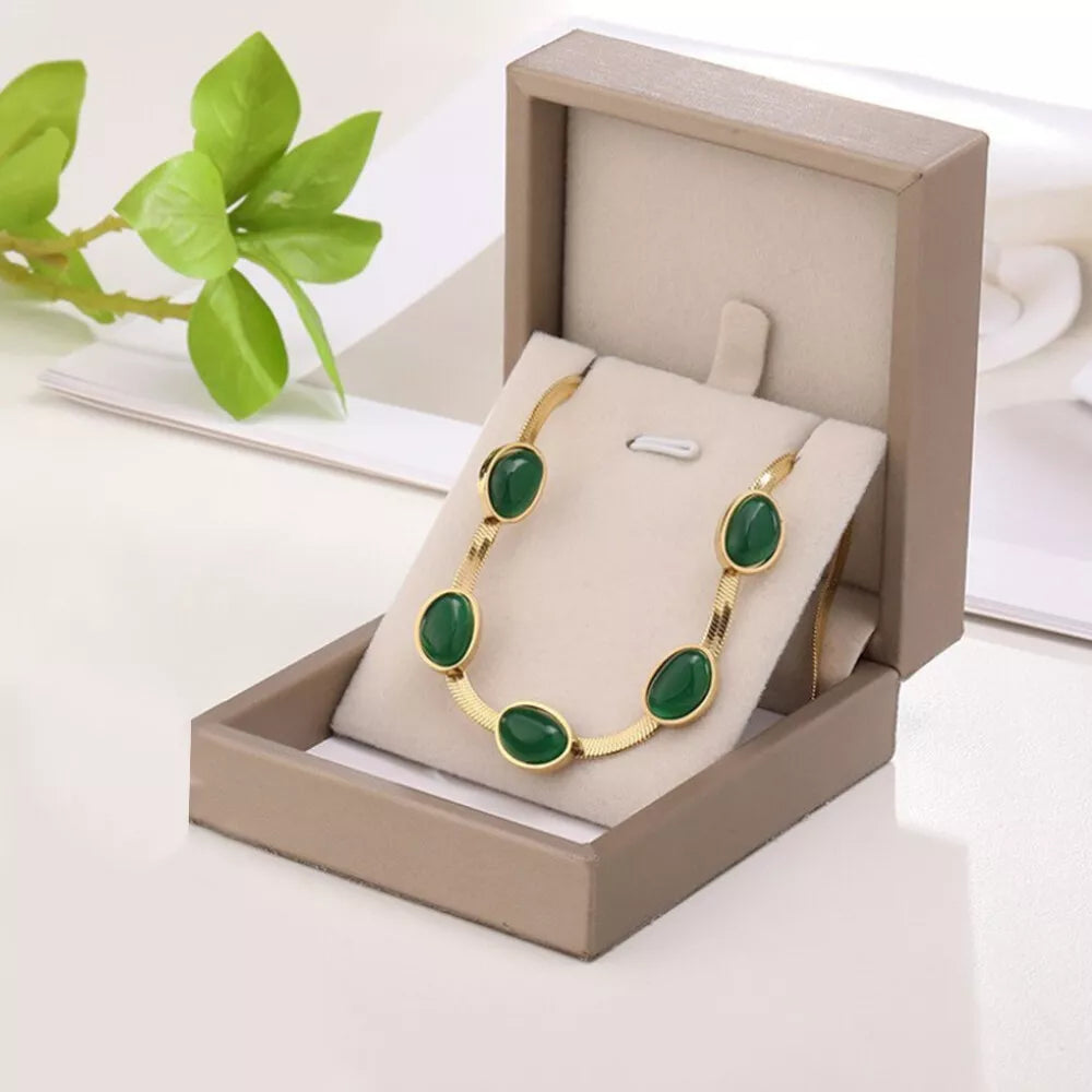 Get 2 Crystal Stone Holder Necklace