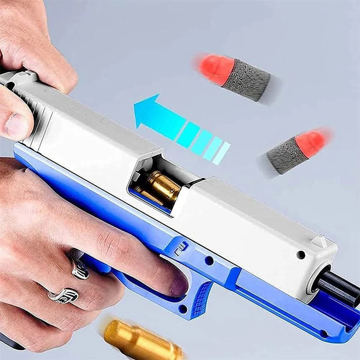 Glock Eject Mechanism Gun with Ejecting Toy Pistol for Kids