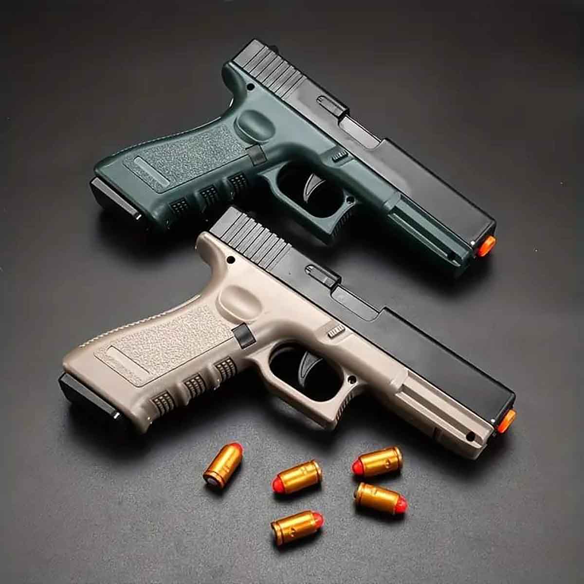 Glock Eject Mechanism Gun with Ejecting Toy Pistol for Kids