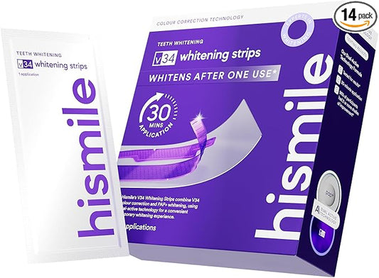V34 Whitening Strips, Teeth Whitening Strips