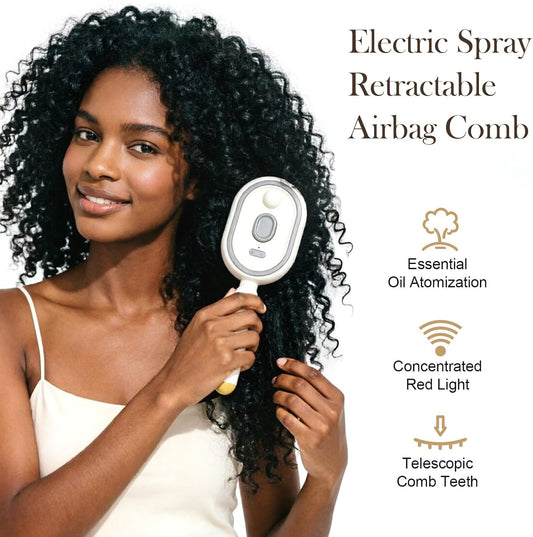 Electric Air Cushion Massage Spray Comb