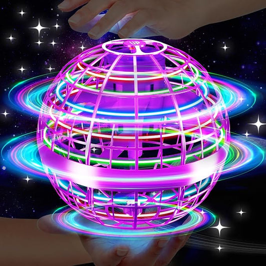 Flying Orb Ball Toy,2026 Upgraded Parachute LED